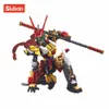 Sluban Build Block Toys Robot B1180 Cyber Wukong 755pcs Bricks Оригинальная механическая броня Compatbile с ведущими брендами