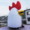 Populaire 8mh (26ft) met blazer opblaasbare dierenlucht geblazen kippenhoofd voor outdoor park gazon decoratie restaurant tentoonstelling