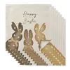 2 st påsk eukalyptus ägg kanin återanvändbar bord servetter middag bröllop bankett dekor tyg servetter levererar festdekoration