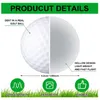 300 PCs Golfbälle Bulk weiße Golf Übung Bälle hohl Golf Plastik Ball Sekundäre Verwendung Hit Away Golf Bälle Training Golfbälle