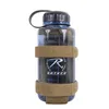 Lätt Molle Bottle Carrier Justerbar taktisk vattenflaskhållare Molle Portable Belt Carrier för utomhusvandring