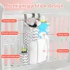 Förvaringspåsar Oxford Diaper Nappy Bottle Clothes Bag Baby Crib Cot Bedside Hanging Home Organization Organiser upp till 156 tecken.