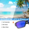 Óculos de sol esportivos polarizados para homens e mulheres, proteção UV400, copos de pesca, condução leve de ciclismo, copos de golfe