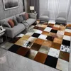 Tapetes de tamanhos grandes de tampa grande sala de estar de tapetes de tapetes de tapete de luxo de tapete de peles de caba