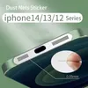 Nouveau haut-parleur de haut-parleur Sticker Couvre-autocollant à poussière Filtre de charge Port Nettot Protection Case Écran Rust Screen pour iPhone 14 13 12