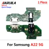 24 stks nieuw voor Samsung A02 A12 A13 A22 A32 4G 5G A02S A03S A03 Core USB Laad Board Poort Dock Charger Connector Flex Cable