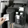 Seametal Car Seat Back Storage Bag Premium Sued