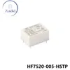 Relés de potência 5/1PCS HF7520 HF7520-005-HSTP HF7520-012-HSTP HF7520-024-HSTP DC 5V 12V 24V 8A 16A 4pin One Conjunto normalmente aberto