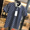 Moda letnia marka ubrania luksusowe designerskie koszule polo zwykłe polo mody wąż wąż pszczoła haft haft t -shirt High Street Mens Polos