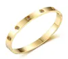 Charm online shopping damer smycken 18k guld pläterad rostfritt stål kärlek manschett med diamant5868044