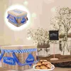 Bouteilles de rangement Cookie Tin avec poignée Coud Candy Box Biscuit Christmas Gift Tinplate Container Snack