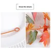 Decorative Flowers Thanksgiving Maple Rattan Wall Hanging Natural Realistic Halloween Anti-fade DIY Craft Decoration