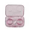 1 Impostare Donne Clear Women Contact Lens Girl Girl Contact Lenser Container Box Portable Protector Contact Lenses Accessori
