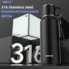 Double Wall Stainles Steel Water Bottle Thermos Keep and Cold Insulated Vacuum Flask Large Cup Mugs for Coffee 240402