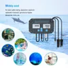 Yieryi Smart WiFi Aquarium Meerwasser Salzgehalt Wasserqualität Messgerät PH EC TDS Salztemperaturdaten Logger Tester Monitor für Fischtanks