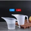 1000 ml Tip Mouth Measuring Cups Plast Graduerad trattkanna kanna lång pip flytande container kök mätverktyg