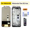 6.7 "per Motorola One 5G Ace LCD Visualizza touch Screen Digitazer Gruppo parti di sostituzione per Moto G5G XT2113 IPS LCD