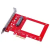 Kartlar U.2 - PCIE X4 Adaptör Yükselticisi PCI Express Gen3.0 4x 8x 16x Yuva Evrensel Kart 4000MB/S PCIE - U.2 SSD Sabit Sürücü Dönüştürme Kartı