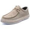 Scarpe casual estate da uomo traspirabile traspirabile versatile versatile vela uomini sudore-absorbante 2024