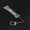 Final Fantasy 7 VII Remake Sword Keychain Cloud Strife Buster Key Chain Keyling Kechechains Accessoires de jeu Ring Llaveros