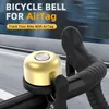 Bicchiera in ottone campanello per aria etichetta chiara croccante bici su audio anello per manubrio per bici da strada mtb bici per bambini accessori per ciclismo