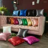 Pillow Luxury Sofa Cover For Car Home Decorative Square Throw Green Red Gold Sequins Pillowcase Christmas Decor