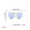 Couples Keychains Heart Shape Lovers Puzzle Pendant Casting Epoxy Resin Silicone Molds DIY Jewelry Making Earring Accessories