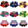 Boxing short Womens Men Kids Muay Thai Shorts avec un arc Kickboxing Fight Shorts Combat MMA Martial Arts Clothing 2023