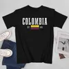 More Design Colombia Flag Colombian Men Tshirt Tees T-Shirt O-neck T Shirts Women Boys Clothing 100% Cotton