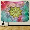 Tapisserier Mandala Tapestry Wall Hanging Beach Throw Rug Filt mattan Heminredning