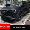 Haval H6 GT Car Front Bumper Splitter LIP CHIN DIFFUSERボディキットプロテクターガードアクセサリーエクステリアパーツ自動車