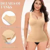 Femmes Shapewear Classic 2-en-1 Tabarrage 2-en-1 avec soutien-gorge rembourré Contrôle de gilet élastique High Elastic Body Shaper Slim Up CORSET CORSET