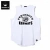 Men's Tank Tops Kerwats Plus Size Beach Loose Vest