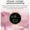 Regardez Smart Watch Korean Woman Girls Smartwatch 2023 Bluetooth Call vocal Assistant WhatsApp Notification Bracelet de pression artérielle