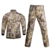 Byxor Woodland Camouflage Tactical Unoform Combat Airsoft Uniform Jacket + Pants Tactical Paintball Clothes