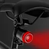 Bicycle Rear Light 5 Light Modes Colorful Lamp Bike Tail Light Aluminum MTB Road Saddle Seatpost Cycling Taillight Night Riding