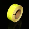 5 cm*25m Reflecterende zelfklevende waarschuwing Tapes Fluorescerende auto's Motorfietswaarschuwing Reflecterende filmstickers voor fiets