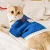 Abbigliamento per cani Abbigliamento per animali domestici maglioni da ricamo per gatti per cani abiti gatti piccoli simpatici inverno di moda calda ragazzo accessori Yorkshire Accessori