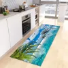 Underwater World Cucina di ingresso del tappeto portiere portiere vano da bagno antiscivolo tappeto da letto personalizzato decorazione per pavimento moquette