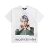 Vêtements de créateurs haut de gamme pour Paa Angles Fashion Portrait Print Tshirt à manches courtes Men et femmes Lovers High Street Lovers Half manged à fond avec 1: 1 Étiquette d'origine