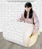 10m självhäftande 3D DIY tapeter vägg klistermärken mjuk skum tegel vit vintage vägg levande sovrum hem dekor klistermärken muraux