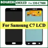 AMOLED 5.7 "Para Samsung C7 LCD C7000 Exibir peças de substituição Digitalizador de tela de toque para Samsung C7 Display LCD