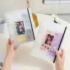 A5 Binder Fotoğraf Albümü KPOP Photocards Tutucu A5 10/25pcs İç Sayfalar İdol Kart Koul Koku KPOP Fotoğraf Albümleri Kapak