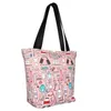 Simpatico cartone animato Nurse Modello Donna grande Shopper Borse pieghevoli Eco femminile da viaggio Eco femminile SCHEDA SHOPPE DI SCAPRITÀ 240328