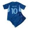 24 25 Sporting Kansas Kid Kit Maglie da calcio Pulido Russell Gerso Salloi Thommy Away Abita per bambini Shirt Shirt Short Short Short