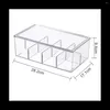 Storage Bags Tea Bag Box Office Multifunctional With Lid Acrylic Organizer Coffee Compartment