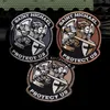 US SAINT MICHAEL PROTEGGIO CAMODINE Magic Patch Etichetta Canda Armata dell'esercito Backpack Military Hook and Loop Distintivi