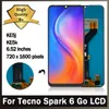 Original pour Infinix Tecno Spark 6 Go KE5J, LCD KE5K Affichage de l'écran tactile Digitizer pour Tecno Spark Go 2020 KE5S LCD