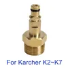 Mässing Snabbkontaktadapter för Karcher K Faucet Vattentryckbricka Adapter Duschrör Garden Yard Watering Watering