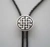 Original Antique Real Silver Plated Celtic Knot Bolo Tie Necklace BOLOTIE-070SL Free Shipping Brand New In Stock9471958